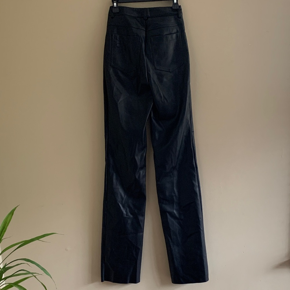 CULTNAKED “Killa” Black High-Waisted Vegan Leather Pants - XXS & XS - Picture 7 of 10